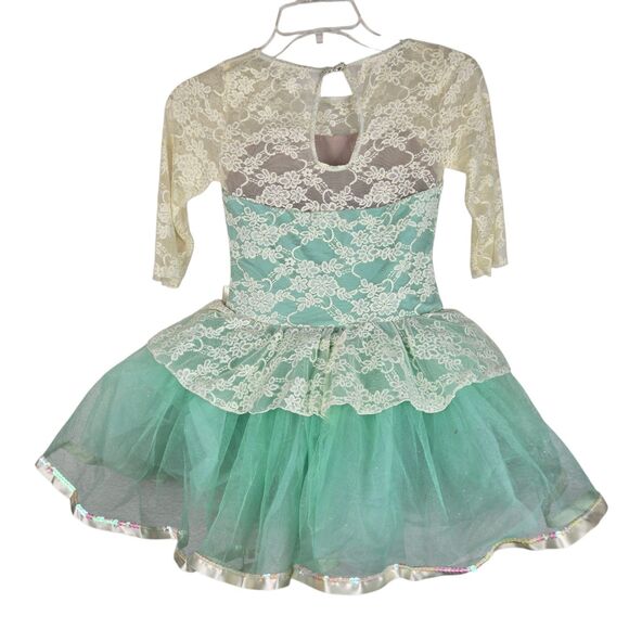 Weissman When We're Together 11554 Dance Costume Dress LC Large Child Tiana - Picture 2 of 6